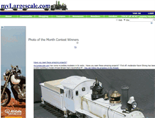 Tablet Screenshot of mylargescale.com